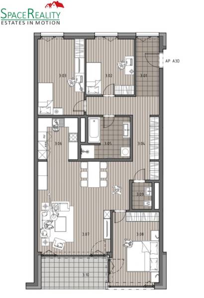 Rent Three bedroom apartment, Three bedroom apartment, Ovocná, Bratisl