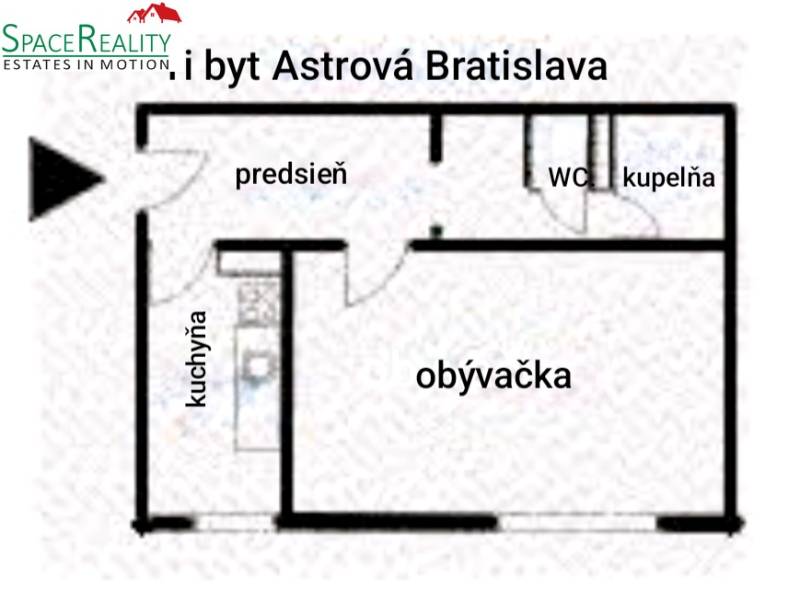 Sale Studio, Studio, Astrová, Bratislava - Ružinov, Slovakia