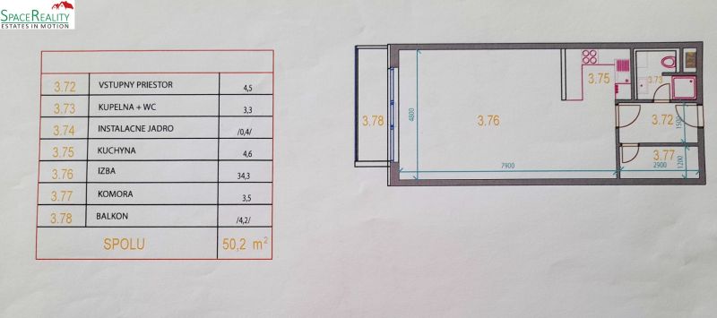Rent Studio, Studio, Tomášikova, Bratislava - Ružinov, Slovakia