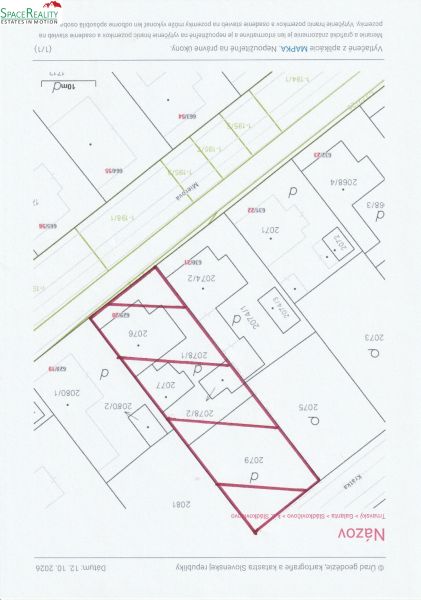 Sale Land – for living, Land – for living, Mierová, Galanta, Slovakia